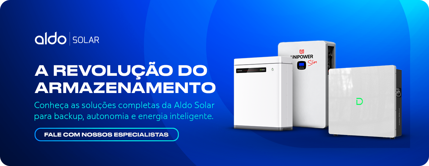 Baterias é na Aldo Solar