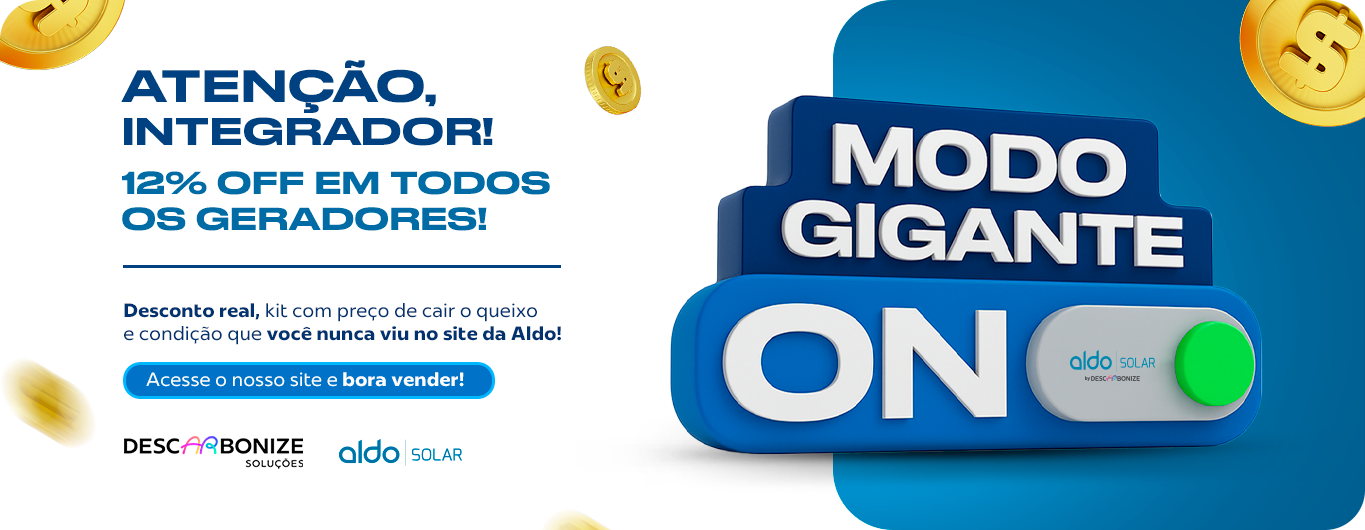 Seja um integrador da Aldo! Agora é possível financiar seu carregador veicular com a gente*
